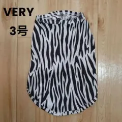 VERY ドッグウエア COOL タンクトップ ゼブラ 3号