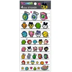 4size ステッカー たまごっち　プチドロップシール　ボンボンドロップシール