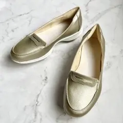 廃盤品 リーボック イージートーン ローファー ゴールド 24