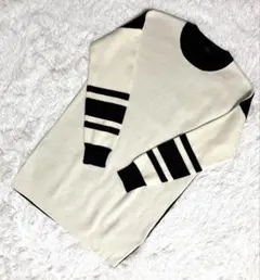 apart by lowrys 配色カラーニットワンピース