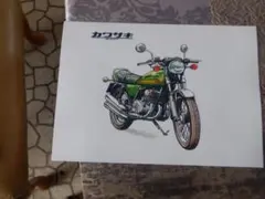 カワサキ バイク イラスト　2枚セットのサムネイル