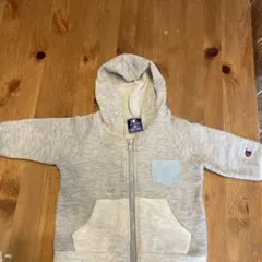Champion フード付きトレーナー 80サイズ グレー