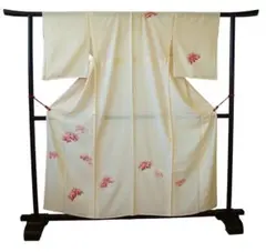 美品 夏物 駒絽 3本絽 附下げ・訪問着(正絹）仕立上り＜HH2424