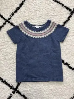 jacadi 半袖　ニット　トップス