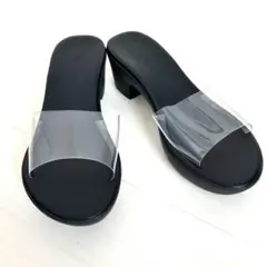 美品☆Ancient Greek Sandalsクリアヒール サンダル 37 黒のサムネイル