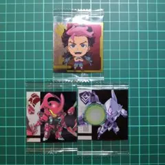 にふぉるめーしょん 機動戦士ガンダム シールウエハース シール ×3 水星