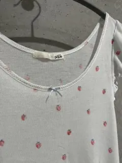 【美品】gelato pique ジェラートピケ イチゴ柄　タンクトップ