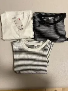 ソフトリブクルーネックT 3枚セット