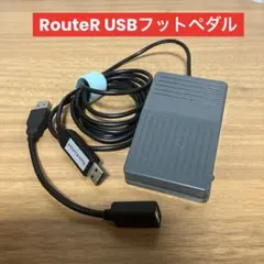 RouteR USBフットペダルスイッチ 1ペダル グレー [RI-FP1MG]