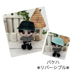 バケットハット ブラックウォッチ×グリーン☆すのチル☆ハンドメイド バケハ