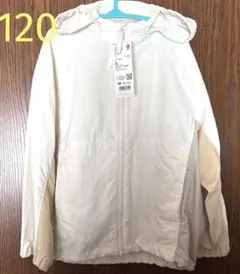 ◯新品◯ユニクロキッズ UVカットポケッタブルパーカー 120 春