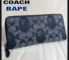 BAPE COACH Phone Wallet 長財布 ラウンドファスナー. ◇激レア BAPE coach 長財布 phone Wallet エイプ コーチ - メルカリ