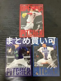 カルビープロ野球チップス 第二弾 2025 開幕投手 森下 奥川 東