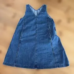 デニム ジャンバースカート