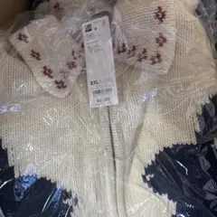 ジップ カーディガン