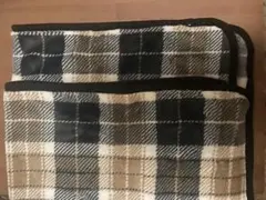 チェック柄大判ブランケット