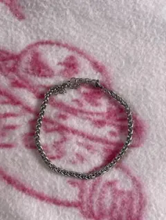 シルバーツイストチェーンブレスレット