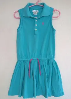 ラルフローレン　RalphLauren ワンピース　90 ターコイズブルー　美品