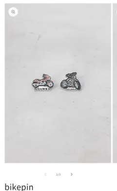 bikepin NOsWEA バイク ピンバッジ 2点セット