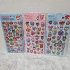 {早い者勝ち}たまごっち立体シール、ぷっくりシール3枚Set