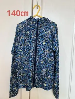 ラッシュガード　フード付き　花柄　女の子　140㎝