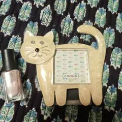 LADONNA フォトフレーム 猫型 インテリア