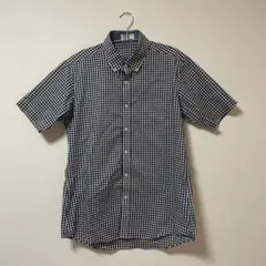 ORIHICA GARAGE 半袖ギンガムチェックシャツ ボタンダウンのサムネイル