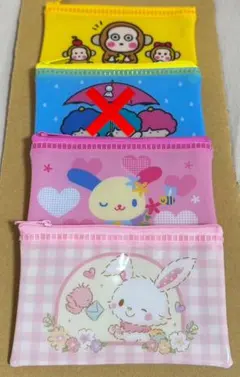 匿名配送　サンリオキャラクターズ　フラットポーチ