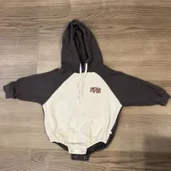 韓国子供服　The lala Sサイズ　6-12m フード付き ロンパース