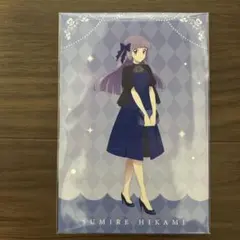 アイカツ！×and GALLERY カフェ 来店特典 ポストカード スミレ