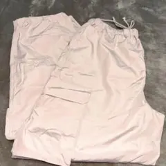 GU カーゴパンツ　ピンク