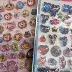 ボンボンドロップシール　たまごっち　めめっち　うるちゅる　エンジェルブルー