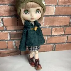 ブライスアウトフィット♡ダークグリーン/クラッシュパイルニットジャケットセット