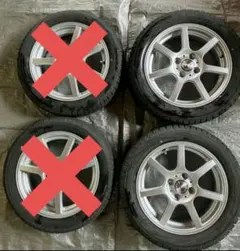 ②三菱 i アイ☆HA1W⭐︎175/55R15⭐︎冬タイヤ&アルミ☆2本のサムネイル