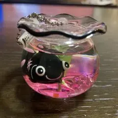金魚鉢 金魚 アクリル マスコット BC でめきん オイルチャーム 金魚鉢 金魚 アクリル マスコット BC でめきん オイルチャーム