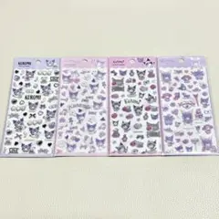 海外限定正規品 サンリオ クロミ ぷっくりシール 4枚セット