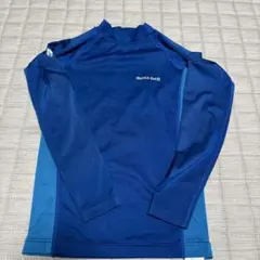 mont-bell ラッシュガード 青 140