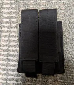 ブラックナイロンポーチ モールシステム対応