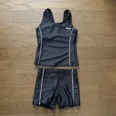 FILA 黒 セパレート水着 女の子用　140サイズ