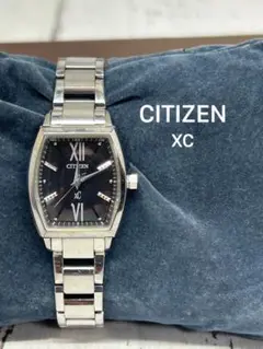 送料込み⭐︎CITIZEN XC【腕時計シルバー×ブラック】