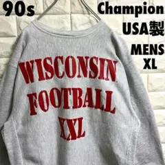 90s チャンピオン　リバースウィーブ　カレッジロゴ　USA製 メンズXLサイズ