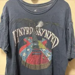 Lynyrd Skynyrd Tシャツ ダークブルー L