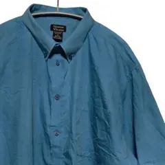 Gianni Vitorio 青 半袖シャツ XL