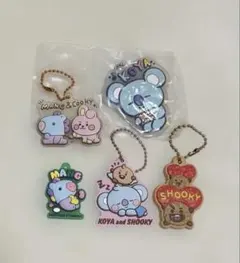 BTS ラバーキーホルダー　BT21 まとめ売り