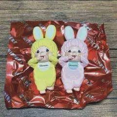 HIPPERS Monchhichiチムタン ピンク&イエロー2点セット