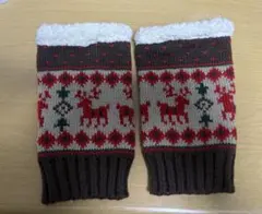 トナカイ柄 ニット 手袋