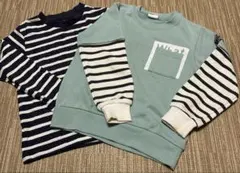 長袖シャツとトレーナーのセット（110.120㌢）