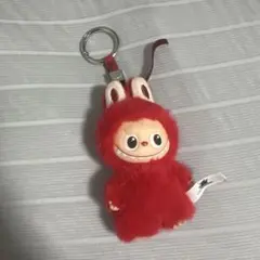 LABUBU❤︎ラブブ PIN FOR LOVE イニシャル X 赤 正規品