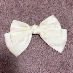 ヘアアクセサリー ビッグリボン バレッタ