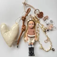 バービーバッグチャーム　Barbie キーホルダー　ドールチャーム　ストラップ